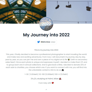 Screenshot - My Journey into 2022