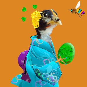 Sassy the Chick’n Kimono